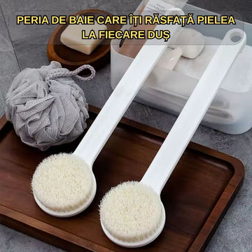 Perie de dus super catifelata si moale - Relaxare la tine acasa