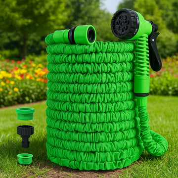 Set complet de gradinarit -  Furtun extensibil 60M+ trusa unelte + 2 perechi manusi