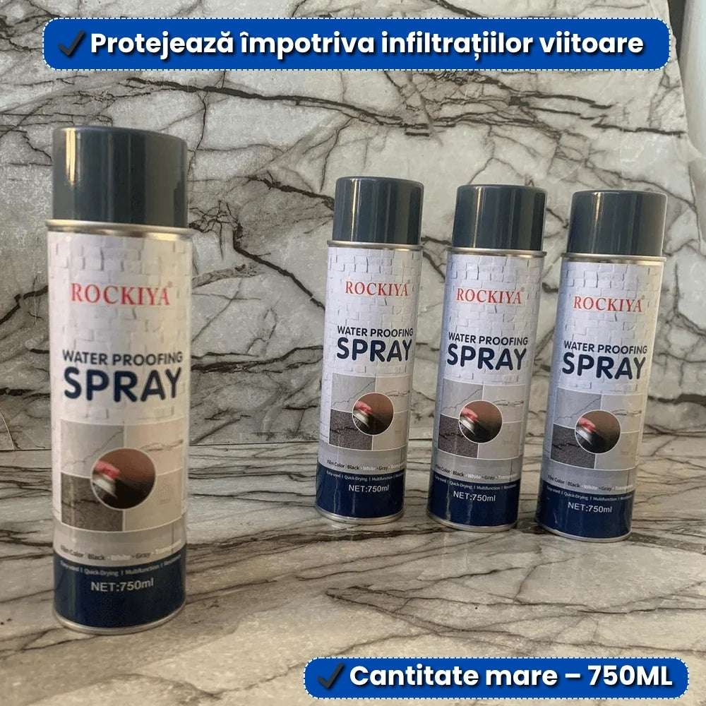 Spray Etanșare Impermeabil 750ML - Sigilare Instant cu Peliculă Cauciucată