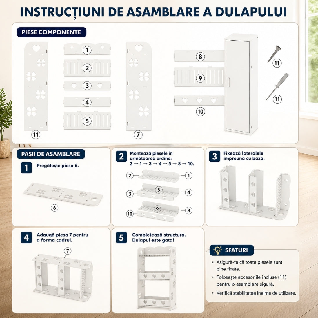 Raft de Perete din MDF 62 x 34 x 15 cm – Ideal pentru Depozitare și Decor