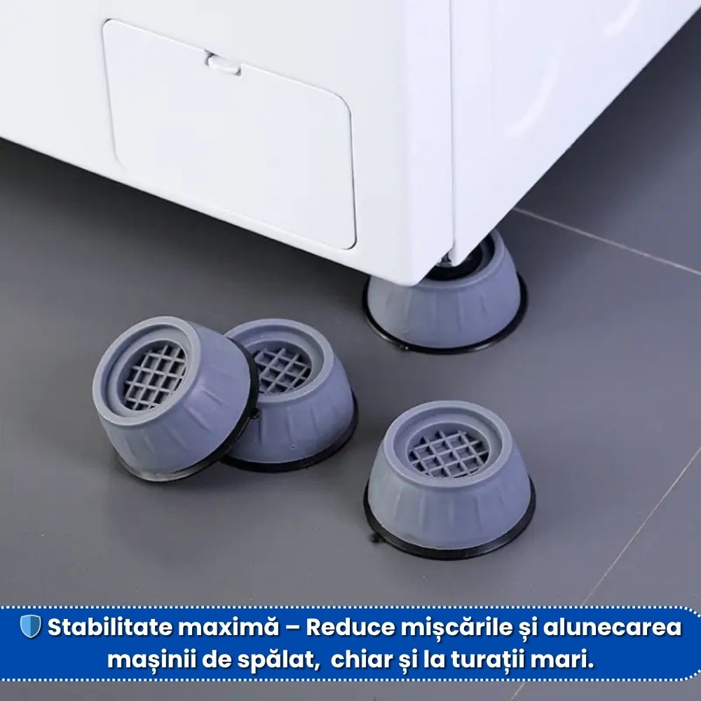 Suporturi Anti-Alunecare & Anti-Zgomot 4+4 GRATIS – Protejează Podeaua și Aparatele