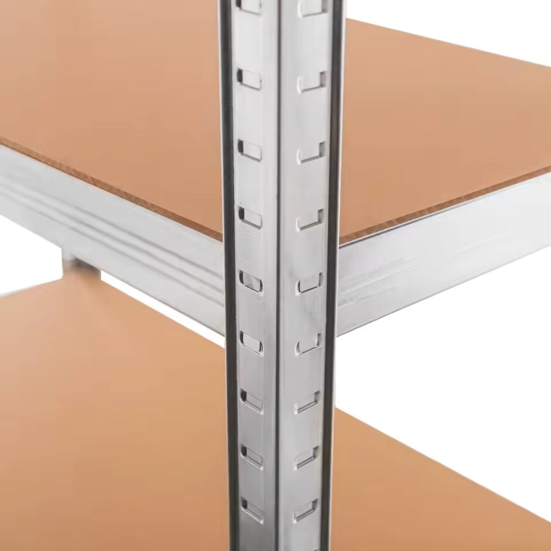 Raft Metalic de Depozitare – 5 Rafturi Reglabile, Montaj Fără Șuruburi, 180x90x40 cm