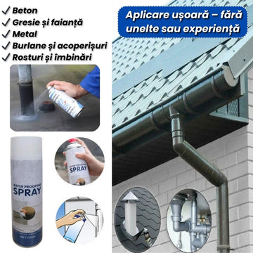 Spray Etanșare Impermeabil 750ML - Sigilare Instant cu Peliculă Cauciucată