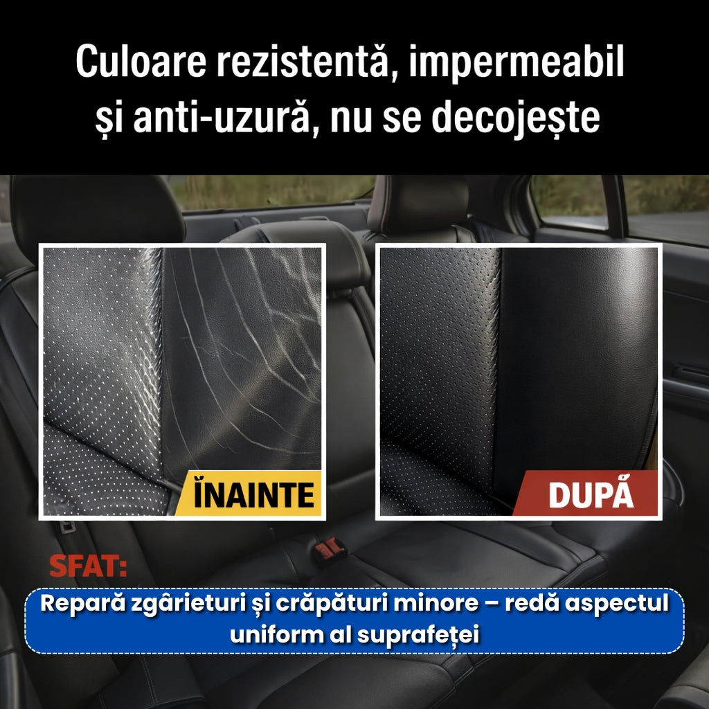 Pastă Reparare Piele Auto pentru Interior Mașină – Refacere Rapidă + 1+1 GRATIS