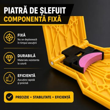 Ascuțitor Lanț Drujbă –  Unealta perfectă. Tăiere Perfectă în Doar Câteva Secunde !