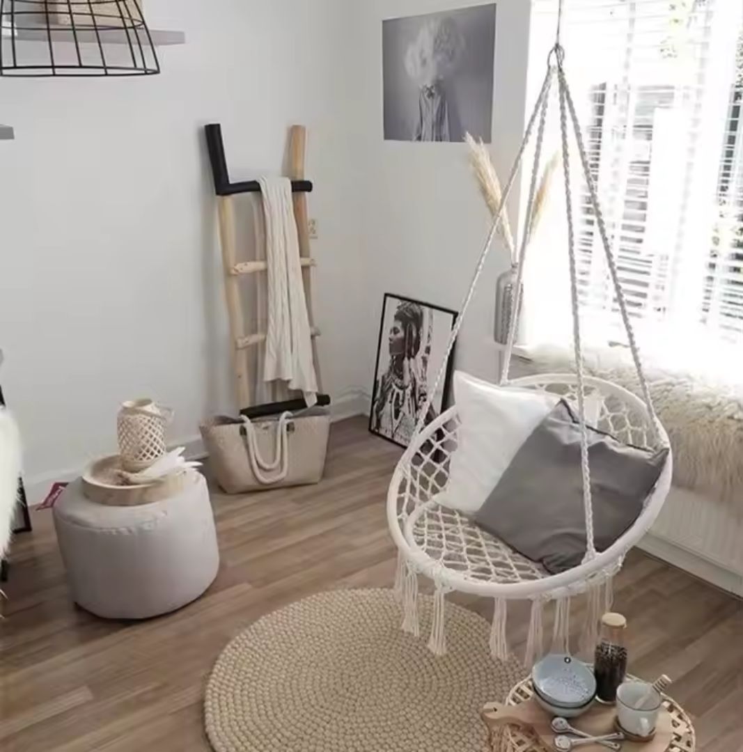 Leagan suspendat - Design rustic, stabil si confortabil