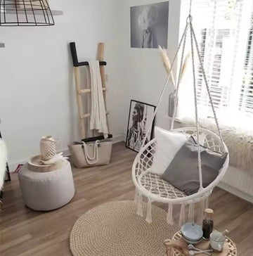 Leagan suspendat - Design rustic, stabil si confortabil