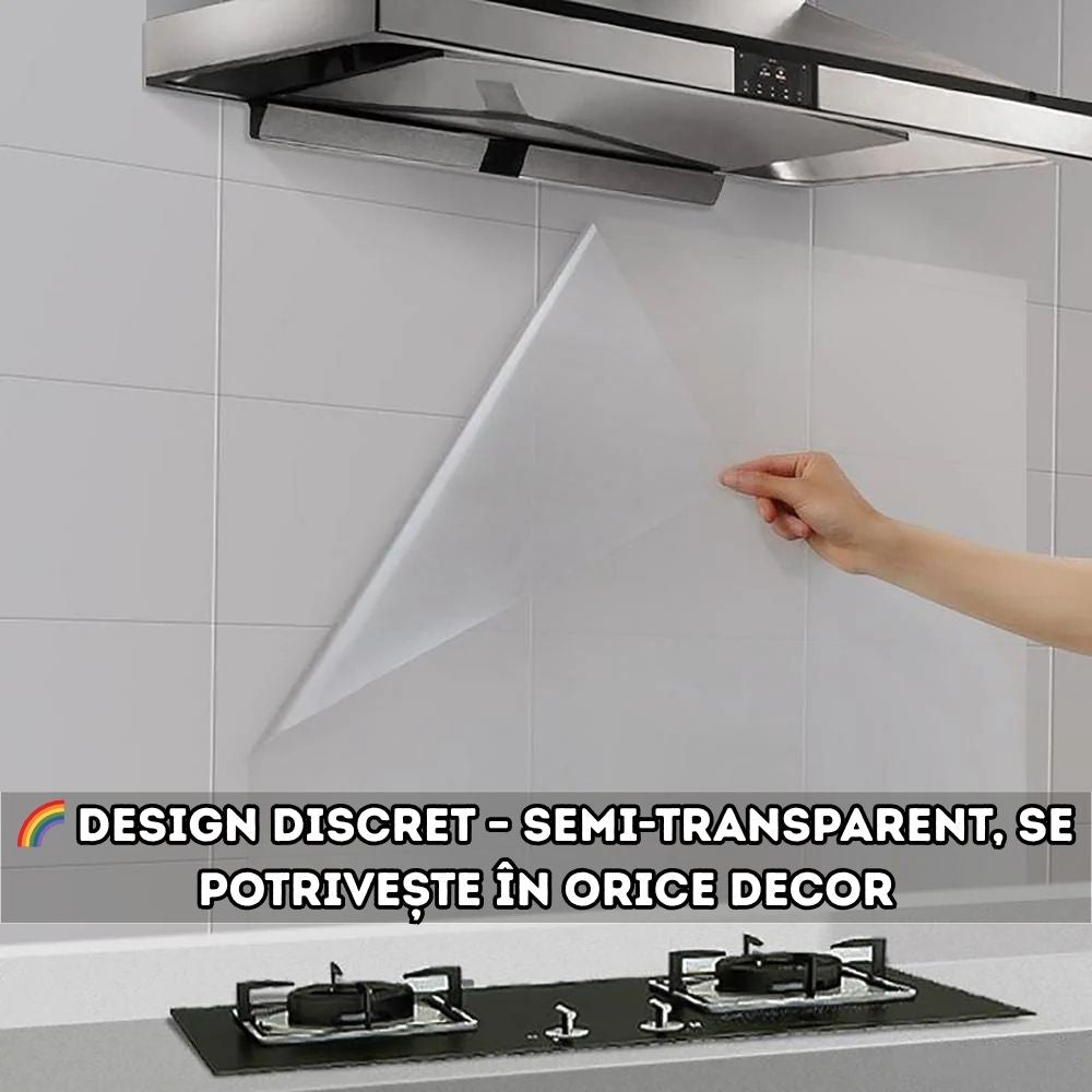 Autocolant Semi-Transparent 60×200 cm – Protecție Ideală pentru Bucătărie și Mobilier