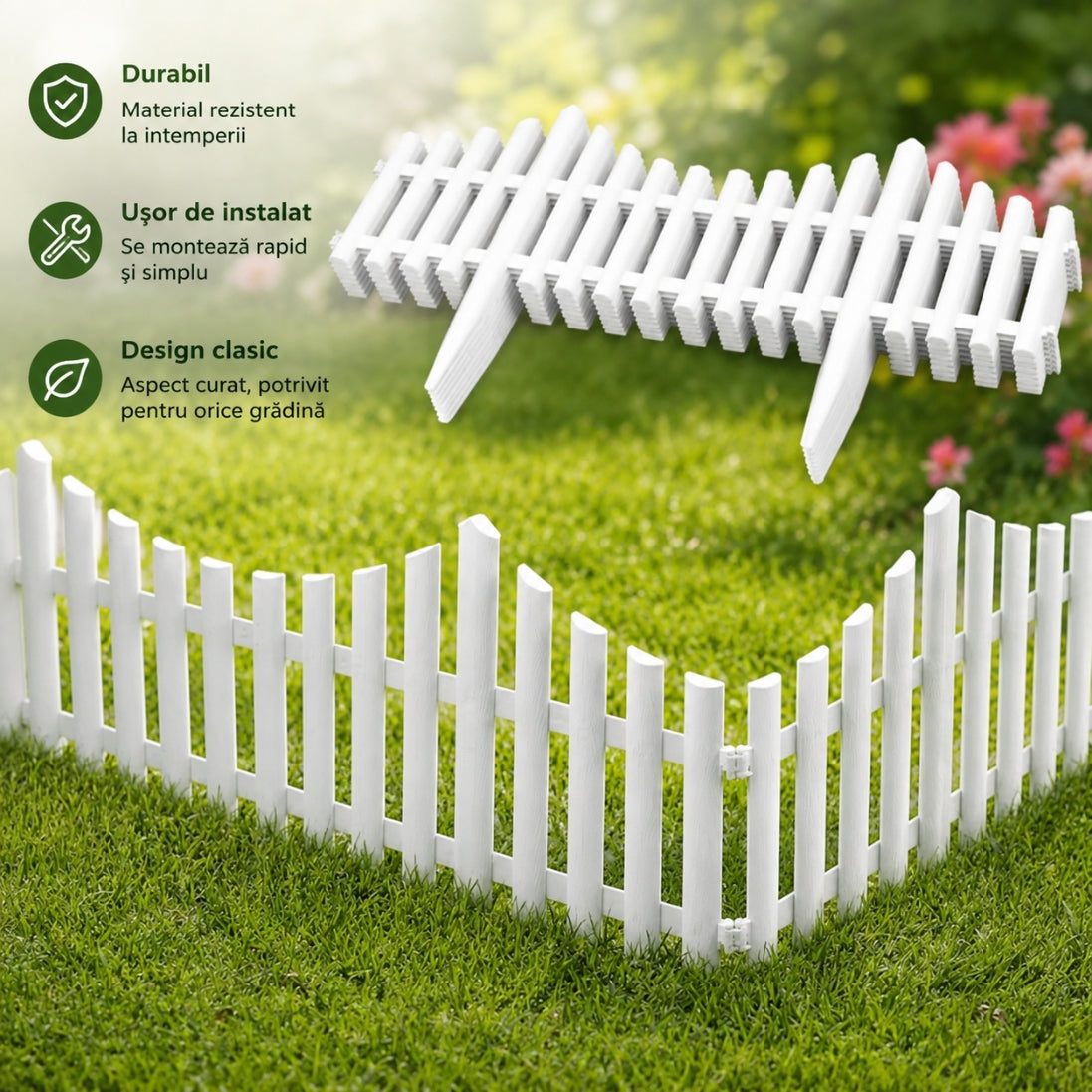 Set 6 Gardulețe Decorative PVC – Transformă Grădina într-un Spațiu Elegant!
