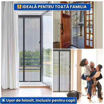 Perdea Magnetică Anti-Insecte 100x210 cm – Protecție Maximă pentru Uși