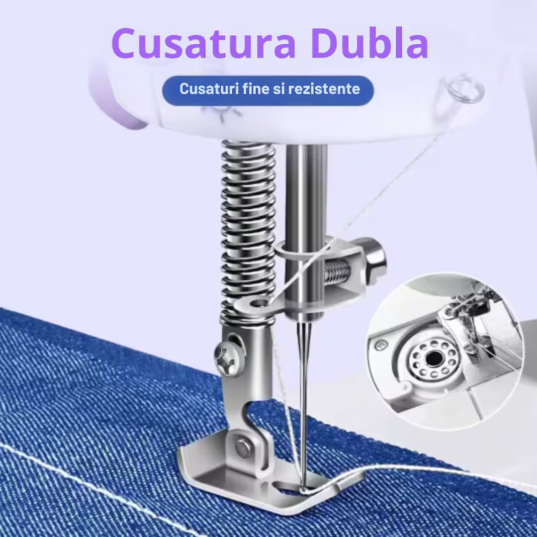 Mașină de Cusut Electrică 4 în 1 cu Măsuță - Accesorii Incluse, Portabilă