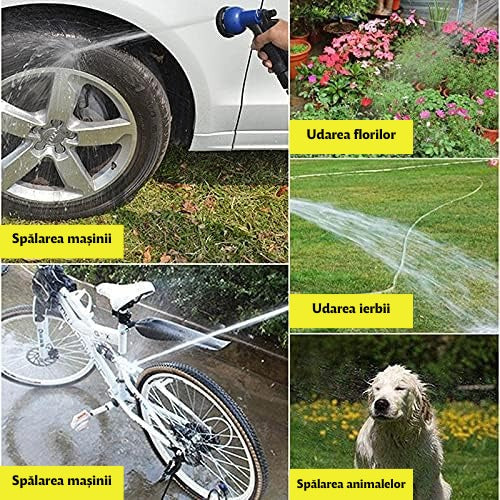 Furtun de grădină extensibil de 60M + mănuși grădinărit