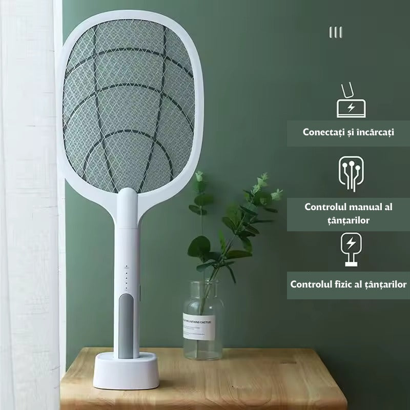 Paleta electrica anti-tantari 2 in 1
