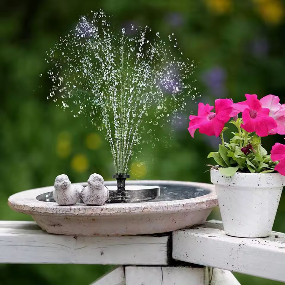 Fantana arteziana solara - Functionare automata si diferite moduri