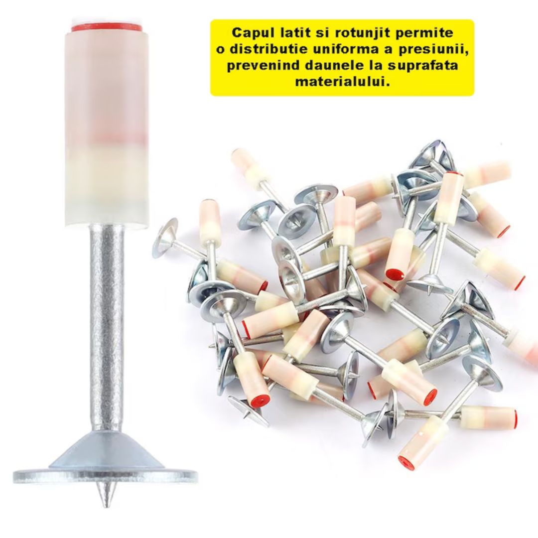 Set 100 cuie metalice pentru pistol - Fixare in orice material