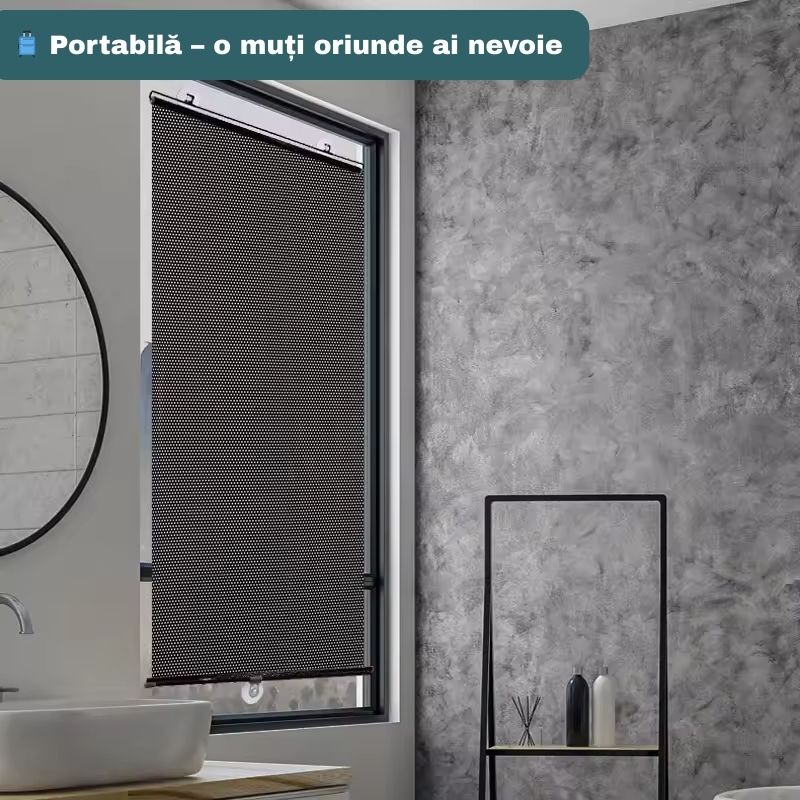Jaluzea de fereastra cu fixare simpla – Portabila, reglabila