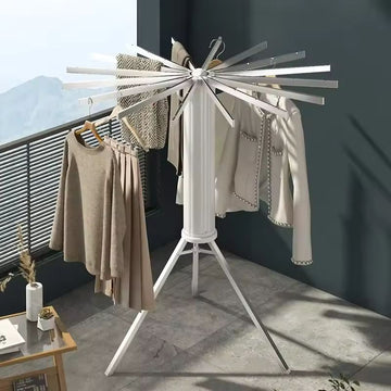 Uscator de haine tip umbrela – Ideal pentru balcon sau interior
